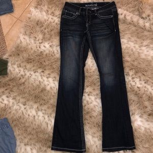Dark Boot Cut Jeans from Maurice’s. Size 3/4